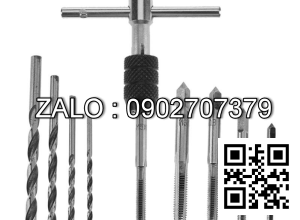 Bộ Taro Tạo Ren M3-M6 Kèm 5 Mũi Khoan HSS