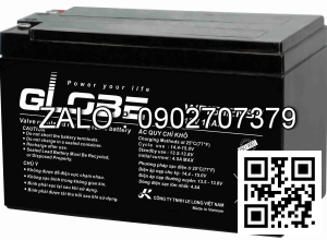 Bình ắc quy Globe WP7.5-12, 12V - 7.5AH