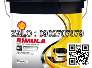 DẦU ĐỘNG CƠ DIESEL CHỊU TẢI NẶNG SHELL RIMULA R3 X 15W40