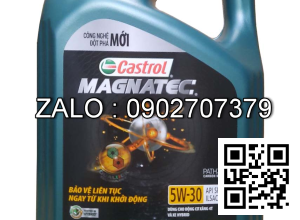 Dầu nhớt cho động cơ ô tô Castrol Magnatec, SAE 5W-30, SP, (Can 4 lít)