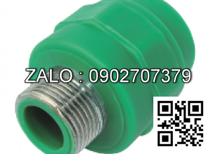 Nối ren ngoài uPVC 34 dày