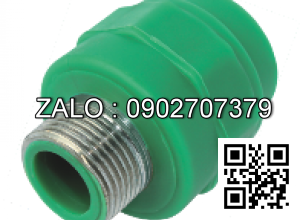 Nối ren ngoài uPVC 60 dày