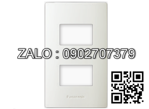 Mặt công tắc dùng cho 2 thiết bị bằng kim loại Panasonic WN7602-8