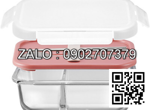 Lock Hộp cơm thủy tinh kèm muỗng đũa 930ml - LLG991CL