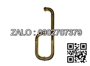 Tay nắm phòng tắm kính phi 19 màu vàng