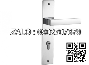 Khóa cửa tay gạt Vickini 35150.102 MSN ken xước mờ 2 đầu