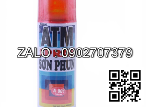 Sơn xịt xe máy atm a001 màu đỏ candy