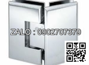 Bản lề kính kính VVP 135 độ màu trắng bóng