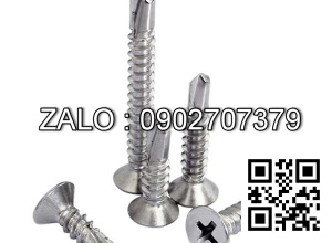 Vít máy Inox đầu bằng M8 10 mm - 20Chiếc/Gói