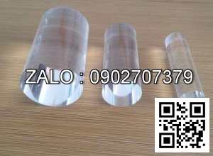 Cây Mica ( Acrylic ) Tròn Đặc Trắng Trong Phi 20Mm, 25Mm