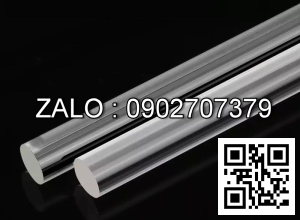 Cây Mica Trắng Trong Tròn Đặc Phi 10Mm - 15Mm - 20Mm