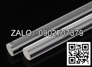 Cây Mica Trắng Trong Tròn Đặc Phi 80Mm - 85Mm - 90Mm