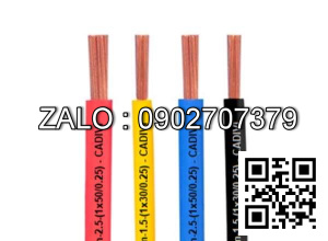 Dây điện bọc nhựa PVC -TCVN 6610-3 (ruột đồng) VCm-0.5-(1x16/0.2)-300/500V
