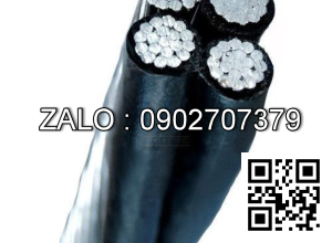 Cáp vặn xoắn hạ thế -TCVN/AS3560 (4 lõi, ruột nhôm, cách điện XLPE) LV-ABC-4x70 (4x7/3.58) -0,6/1kV (ruột nhôm)