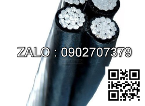 Cáp vặn xoắn hạ thế -TCVN/AS3560 (4 lõi, ruột nhôm, cách điện XLPE) LV-ABC-4x70 (4x19/2.17) -0,6/1kV (ruột nhôm)