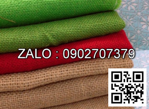 vải bố thô màu xanh kích thước khổ vải 1m2