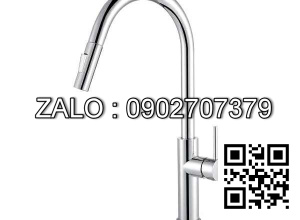 Vòi rửa bát rút dây đồng mạ crom Bancoot BCR 04B-2