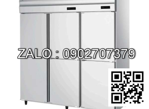 Tủ đông mát 6 cánh inox OKASU OKA-LS-6A