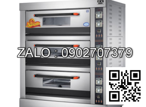 Lò nướng thanh đốt 3 Tầng 6 Khay FKB-3