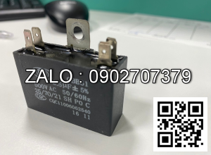 Tu dien CBB61, 3.5µF ± 5%, 440-450VAC Tu dien CBB61, 3.5µF ± 5%, 440-450VAC, 50/60HZ, NSX: Mascotop