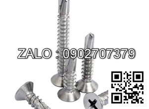 Vít máy Inox đầu bằng M5 40 mm - 20Chiếc/Gói