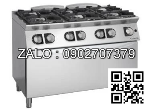 Bếp Âu 6 họng dùng gas có lò nướng lớn dùng gas Giorik ECG760H