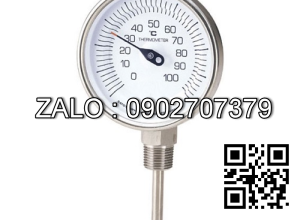 Đồng hồ đo nhiệt độ kiểu lưỡng kim dải đo 0-60 độ