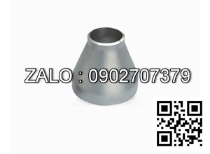 Bầu giảm đồng tâm công nghiệp, inox 304, SCH10, size DN125-100