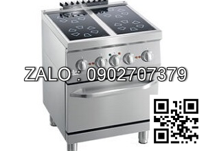 Bếp điện từ 4 họng có lò nướng Line 600 ATA K6EVC10FF