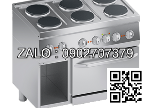 Bếp âu điện 6 họng có lò nướng line 600 ATA K6ECU15FF