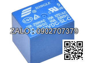 Relay 12V 10A 5 Chân SRD-12VDC-SL-C