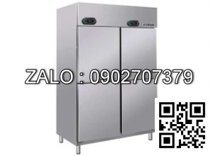 Tủ đông mát 4 cánh inox Sanden SRD3-1327-AS