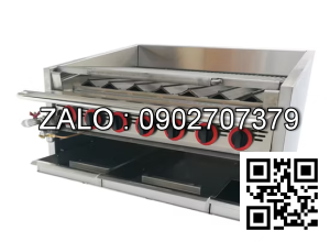 Bếp gas 6 hộc kèm lò nướng điện Wailaan WGF6-6