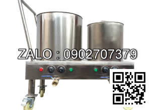Nồi Nấu Phở 2 Nồi OKSAU 30 - 60 Lít Có Chân Bệ NPD3060