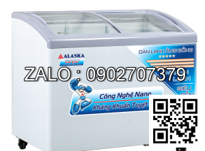 Tủ Đông Alaska KC-210C 210 Lít Dàn Đồng 2 Kiếng Lùa