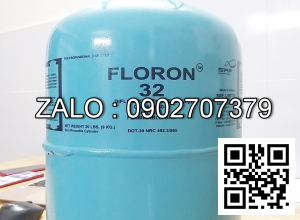 Gas máy lạnh R32, 7Kg/bình