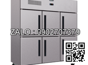 Tủ đông 6 cánh inox Sinmag SFD-6LZ