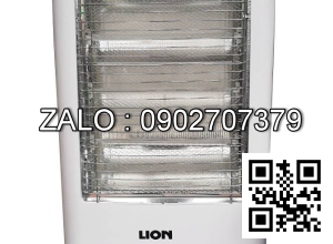 Quạt sưởi Halogen Lion Q10 3 bóng 1200w