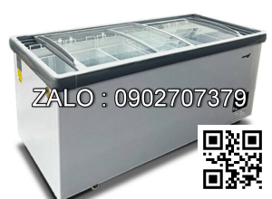 TỦ ĐÔNG MÁT TRƯNG BÀY KEM CỬA LÙA 258 LÍT SNOW VILLAGE SD/SC-258