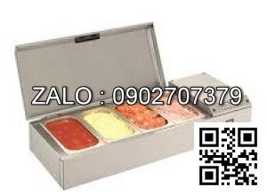 BÀN MÁT INOX SALAD ĐỂ BÀN WILLIAMS TW9