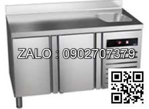 BÀN MÁT INOX SALAD ASBER GVL-154