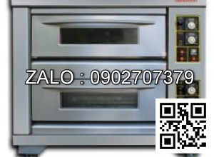 LÒ NƯỚNG CÔNG NGHIỆP 2 TẦNG CỬA KÍNH LQ-2TK