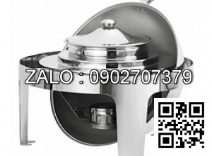 Nồi hâm soup tròn chân inox (nắp PC) ATOSA LHKS51383