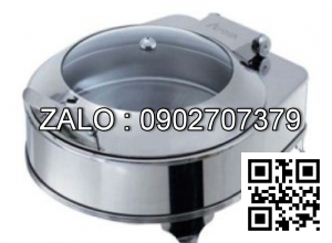 Nồi hâm buffet tròn nắp kiếng có khung chân ATOSA N5-LHAT51293