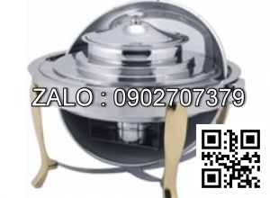 Nồi hâm soup tròn chân vàng (nắp PC) ATOSA DKS51181