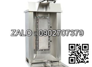 Lò nướng salamander bánh mì doner kebar dùng gas điện EB-807