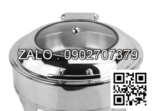 Nồi Hâm Buffet Tròn Nắp Kiếng Đun Bằng Điện AT51293