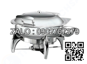 Nồi Hâm Buffet Tròn Nắp Kiếng Chân Rời AT52293