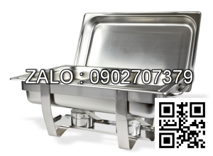 Nồi Buffet Chữ Nhật 2 Ngăn Nắp Rời NF2111-2