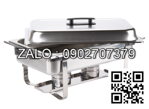 Nồi Buffet Chữ Nhật 1 Ngăn Nắp Rời AT771L63-1